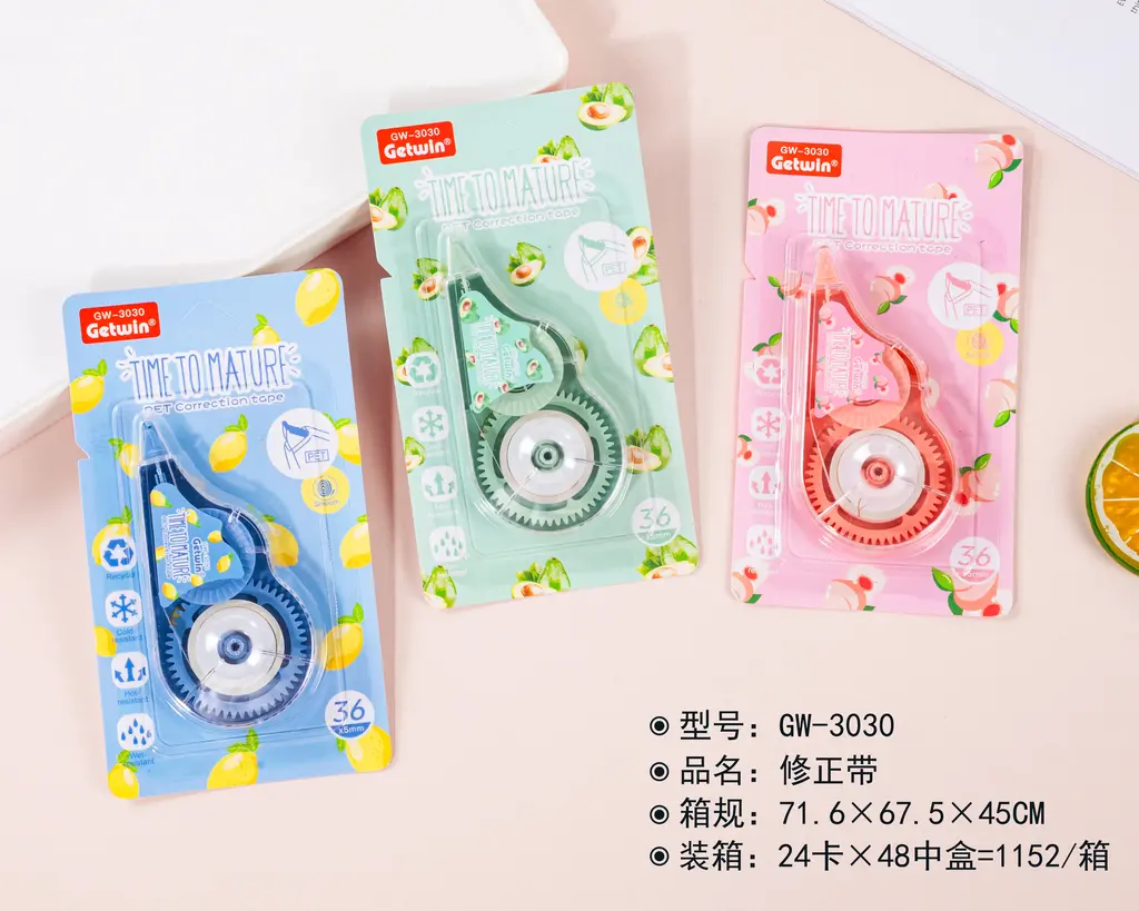 GW-3030 Fruit Series Correction Tape