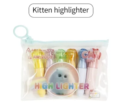 AW.2006 Elephant Fluorescent Pen 6 Pieces