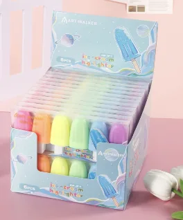 JS-Y23 Cat Claw Shape Fluorescent Pen - Display Box