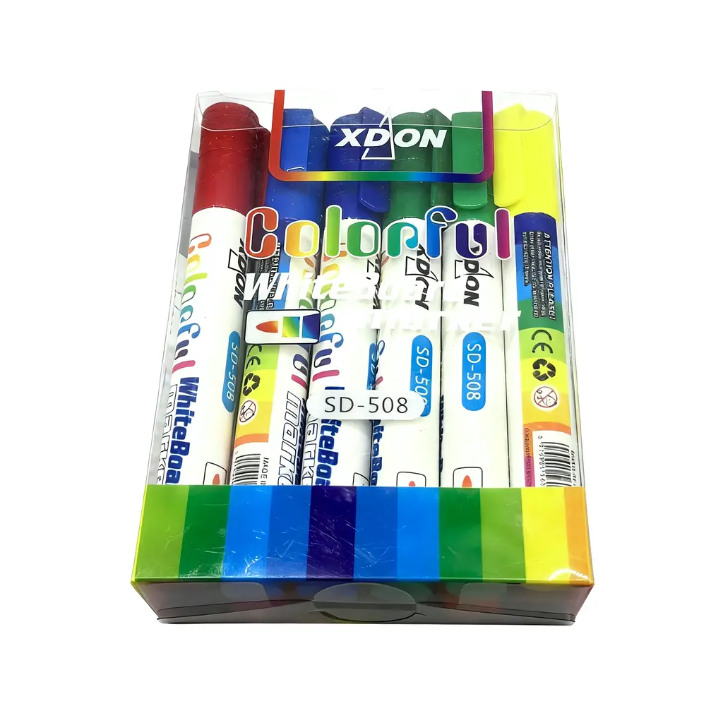 SD-508 Whiteboard Pen 12-color PE Box