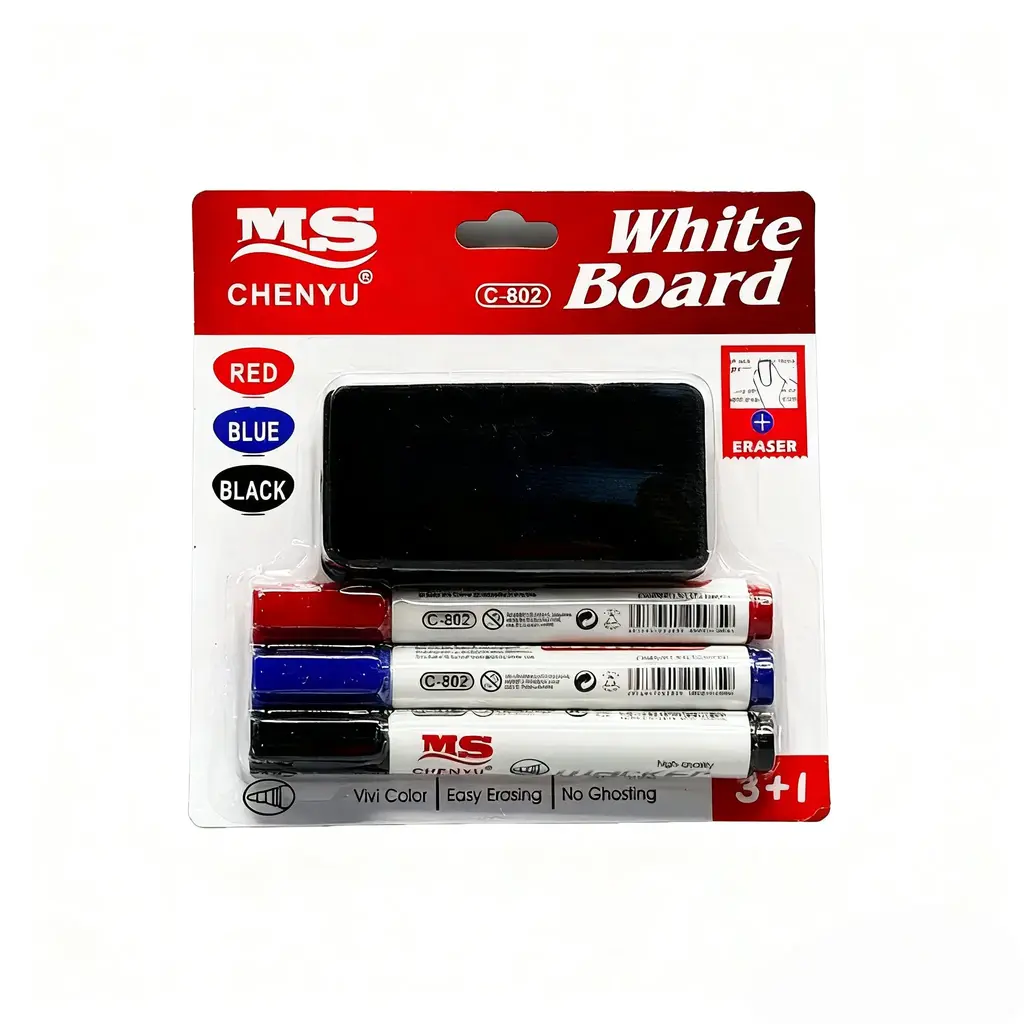 C-802-3+1 Whiteboard Pen Set