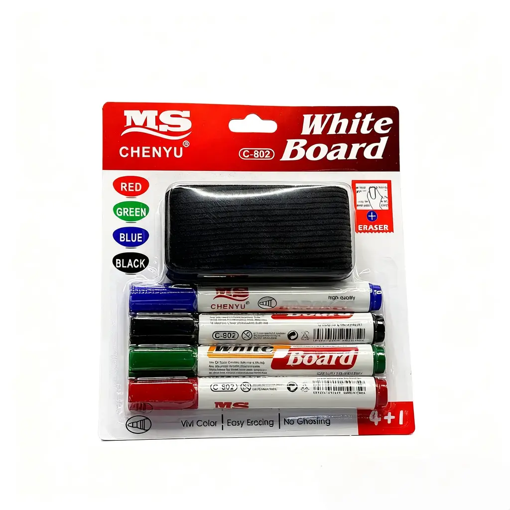 C-802-4+1 Whiteboard Pen Set
