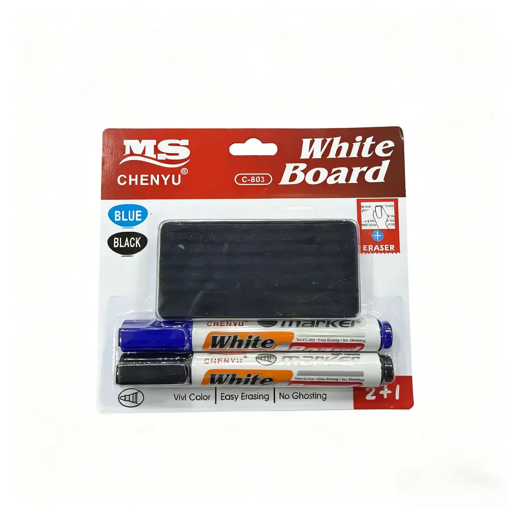 803-2+1 Whiteboard Pen + Eraser
