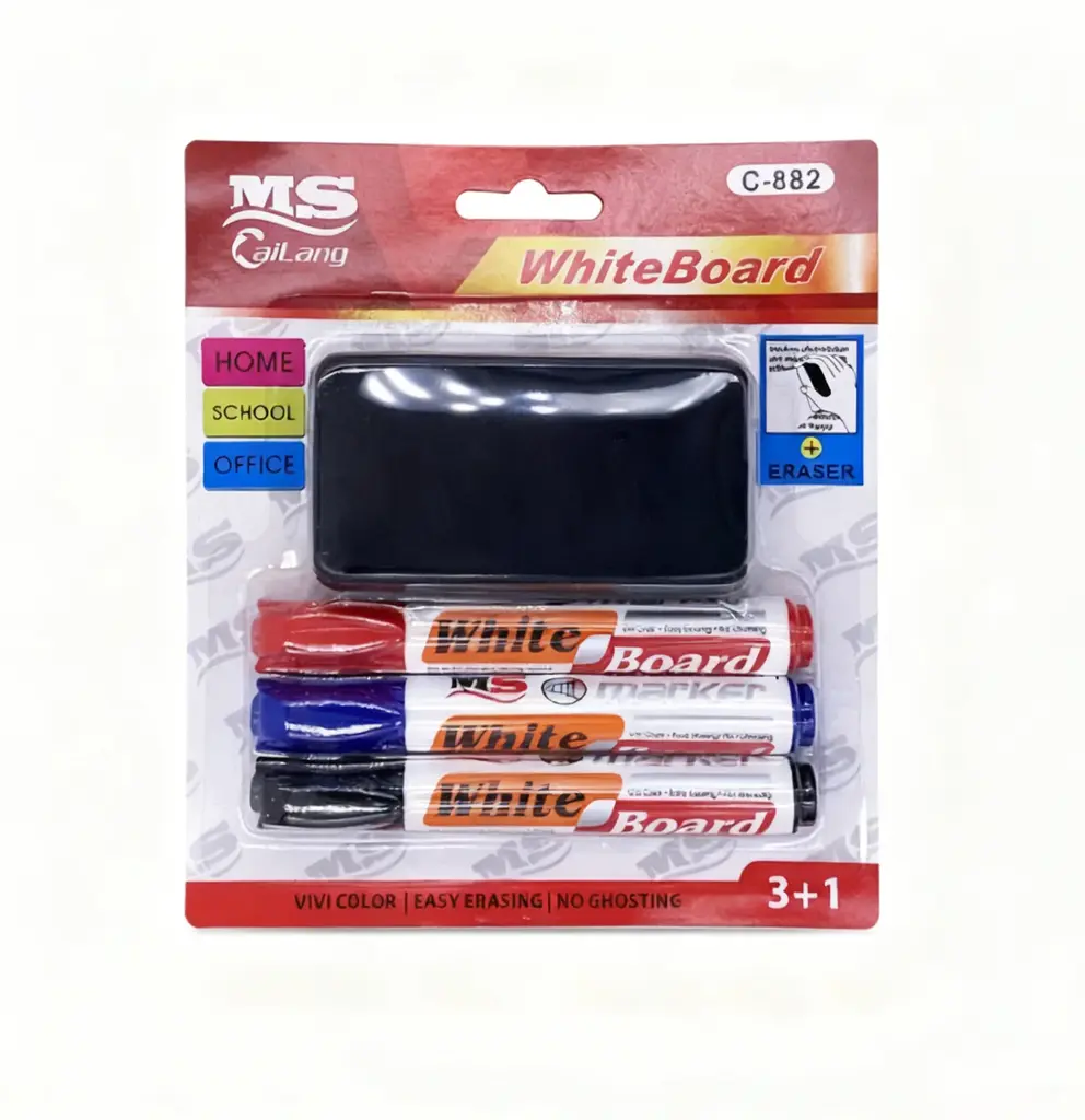 882-3+1 Whiteboard Pen + Eraser