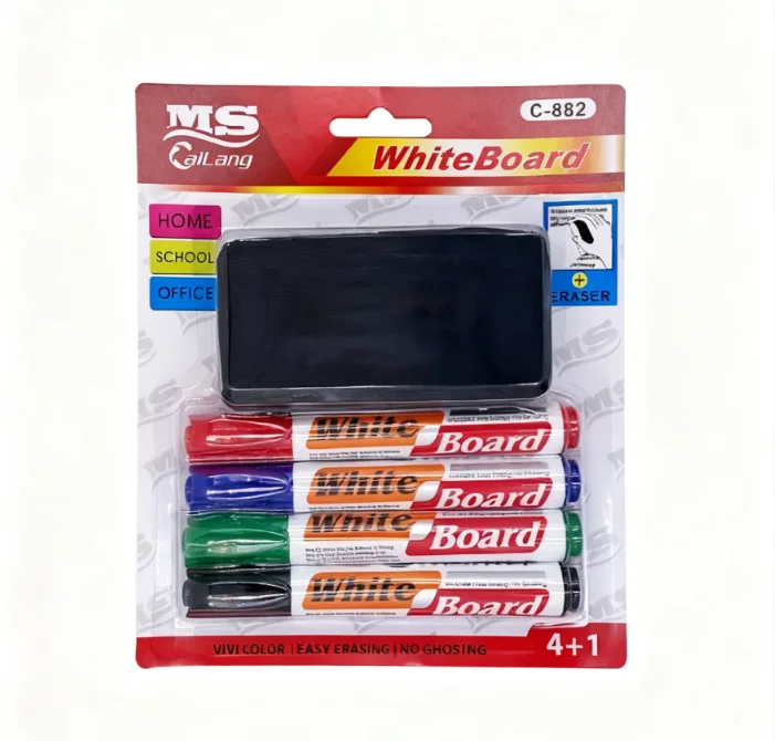 882-4+1 Whiteboard Pen + Eraser
