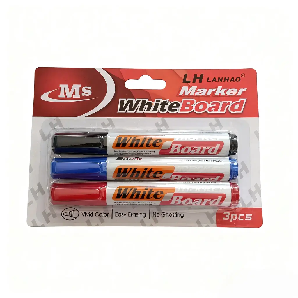 8802 Whiteboard Pen 3-Pack with Clips