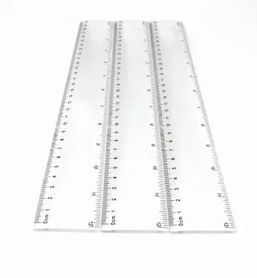 30CM Wide Transparent Ruler (Thick Version)