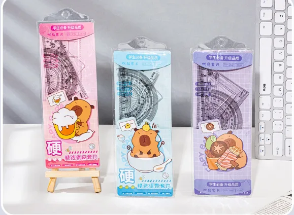 Z0-252 Capibara 20CM Hard Ruler Set