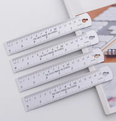 MQ1015 Office Wide Face Aluminum Ruler 15cm
