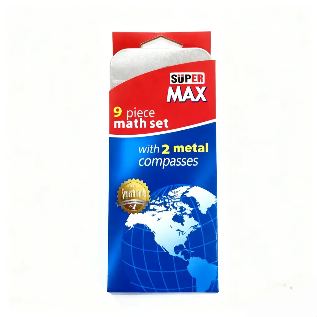 AM-1001 Zinc Alloy Compass Set - Ruler Set of 10 Pieces