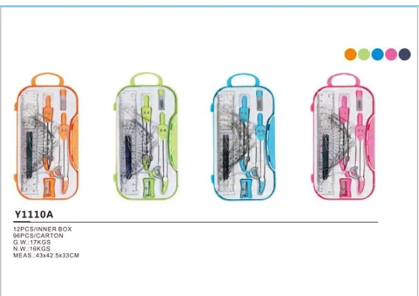 Y1110A Compass Set 10-piece Set