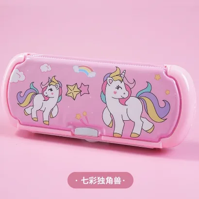 LC-801 Round Head Pink Unicorn Stationery Box