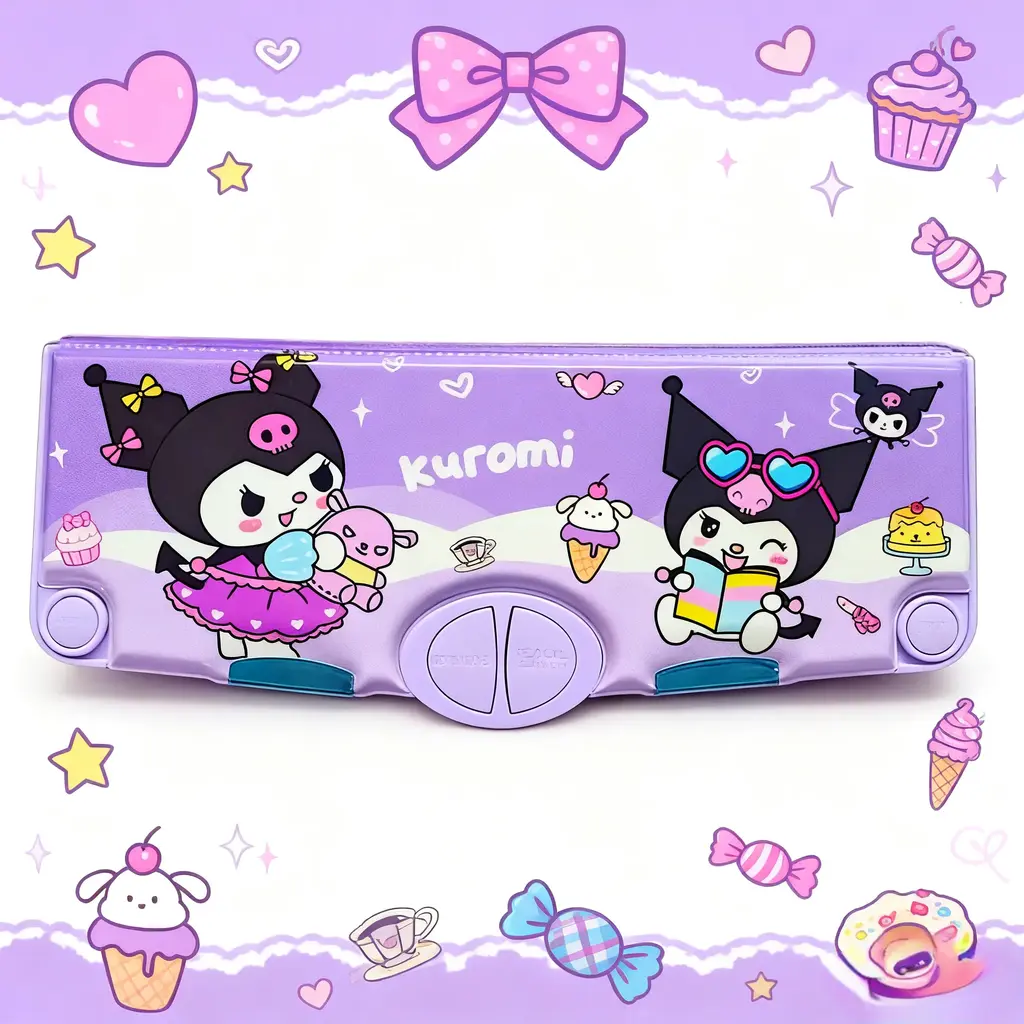 H-8558-10 Purple CooloMi Stationery Box