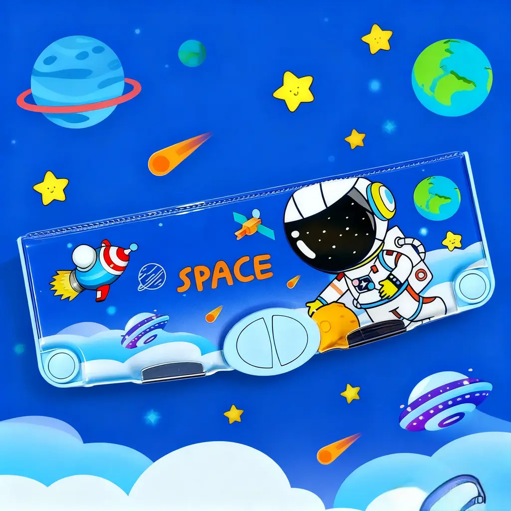 H-8558-18 Sky Blue Universe Stationery Box