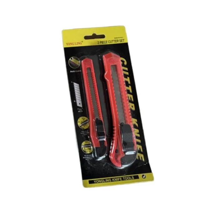 YL-12087 utility knife set with 2 pieces of card holder