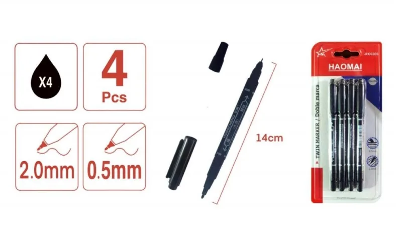 JH01001 4 Line Drawing Pens