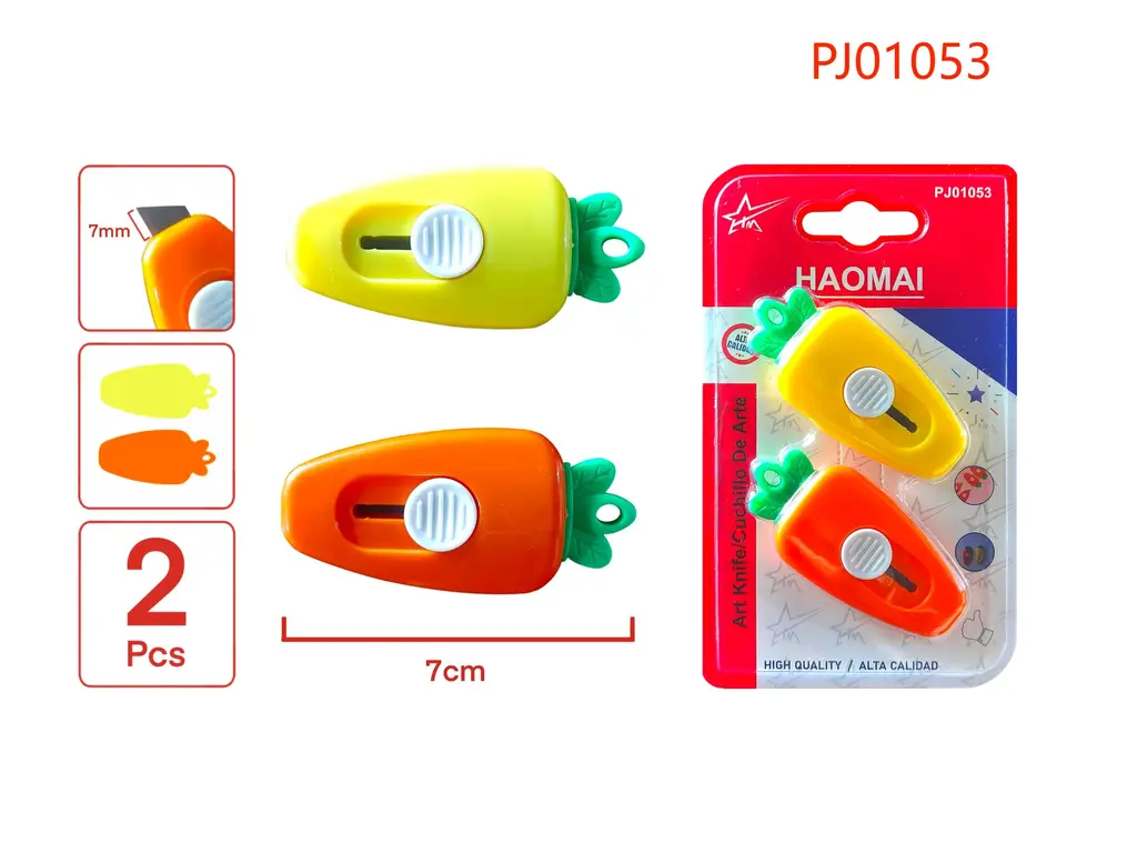 PJ01053  2 black courier knives (rebound)