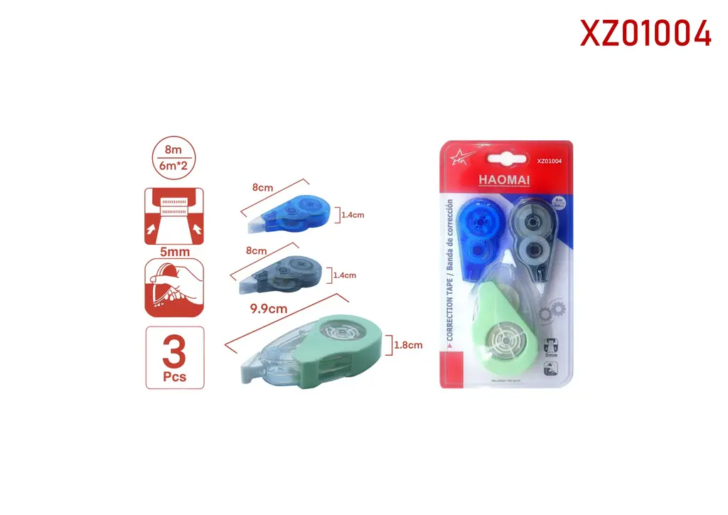 XZ01004 3 correction bands