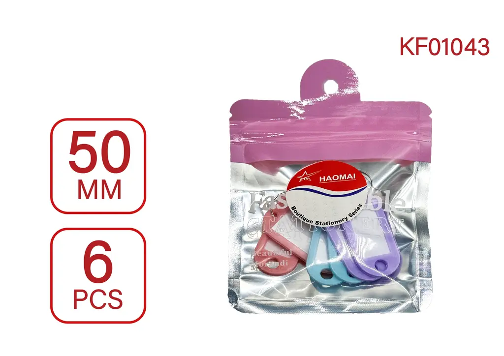 KF01043 Horse Card Dragon Keychain / Pink / Green / Purple 6PCS