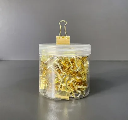 JS1560 long tail clip 15MM - bucket packaging 60 pieces in gold
