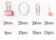 H-8001 doughnut set - macaron mixed color