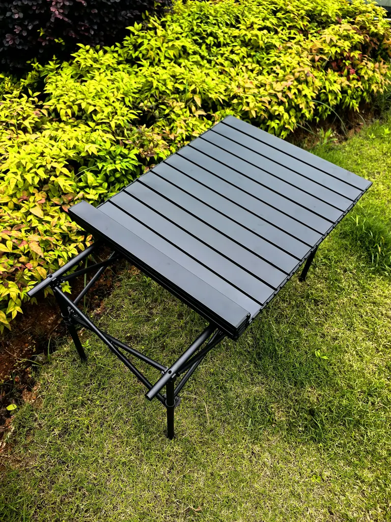 50cm White Steel Frame Folding Table - W-102