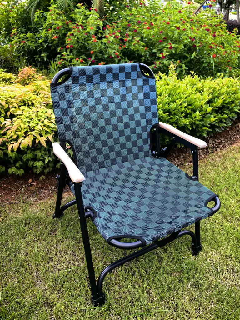 Army Green Camouflage Folding Chair - W-089