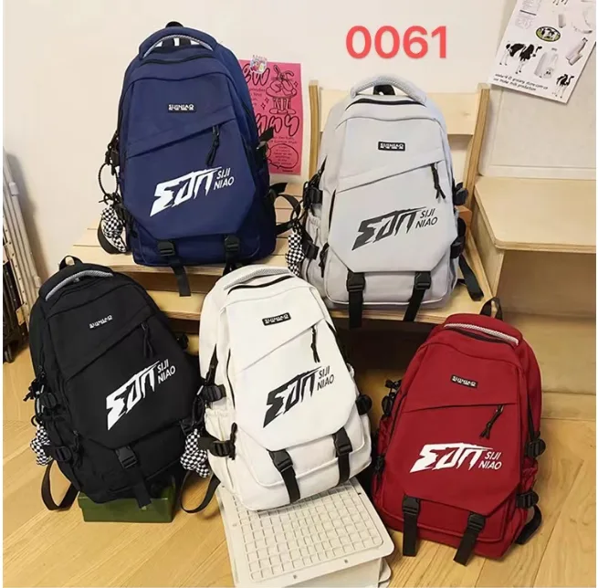 Small Printed School Backpack - 0101 Small