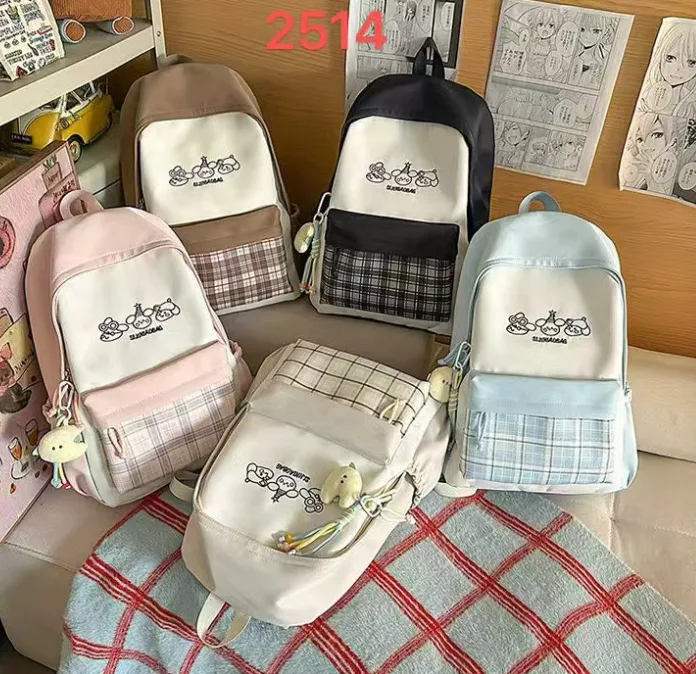 Pastel School Backpack - 2031