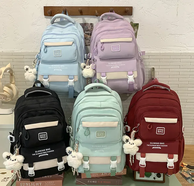 Pastel School Backpack - 2508