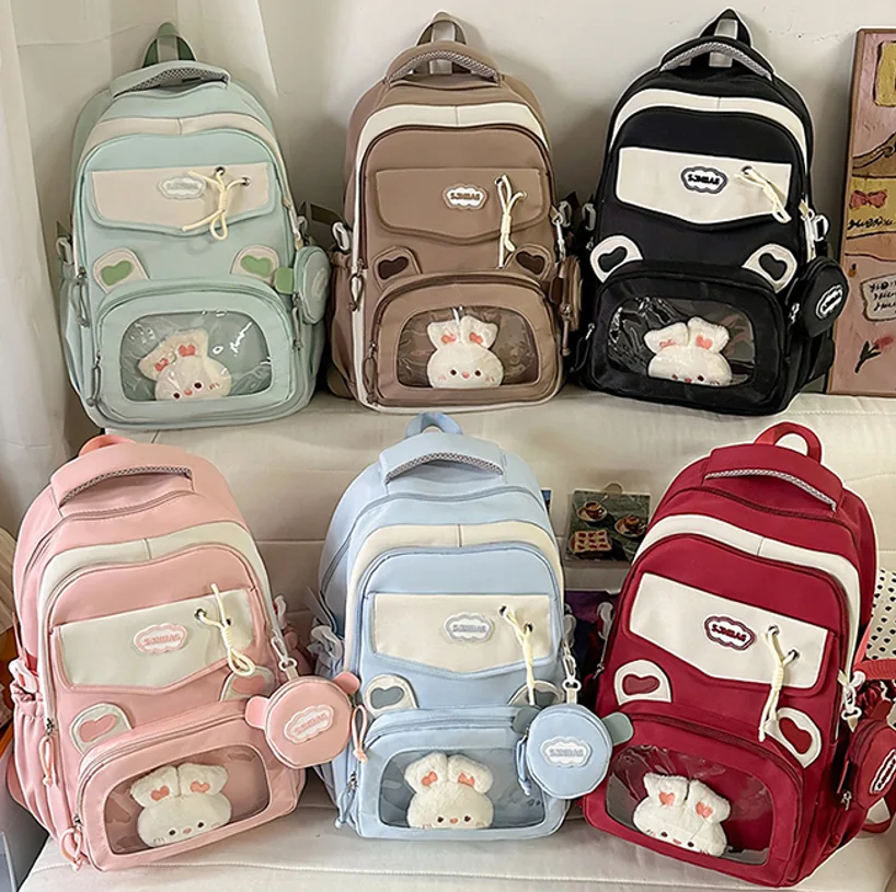 Pastel School Backpack - 6020