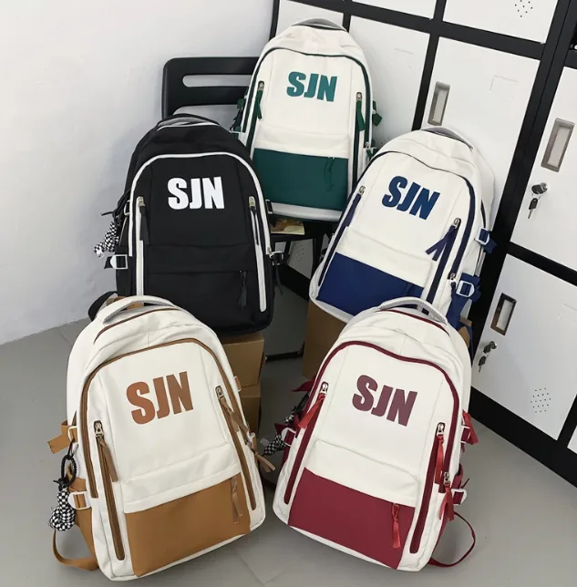 Large Pastel School Backpack - 8009 Large