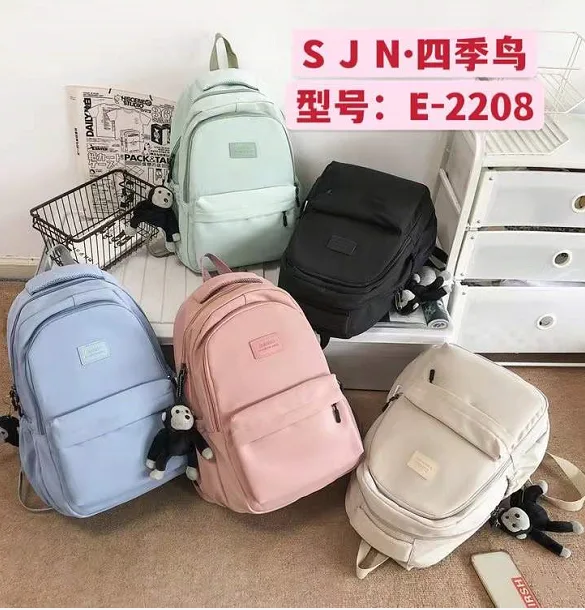 Pastel School Backpack - E-2211