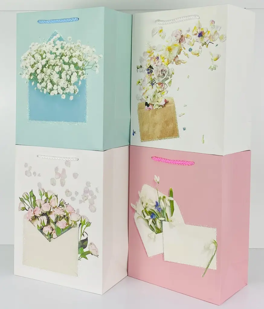 Green Glitter Gift Bag - 202S