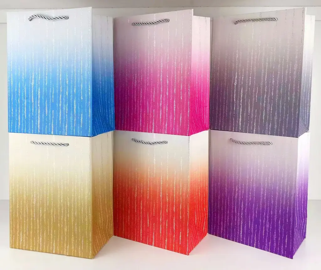 Red Glitter Gift Bag - EST-3046M