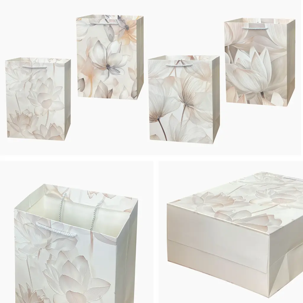 Red Printed Gift Bag - EST-3317L