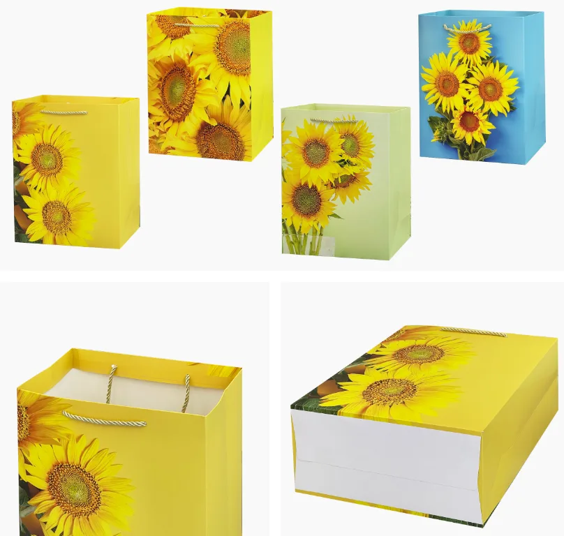 Gold Printed Gift Bag - EST-3330M