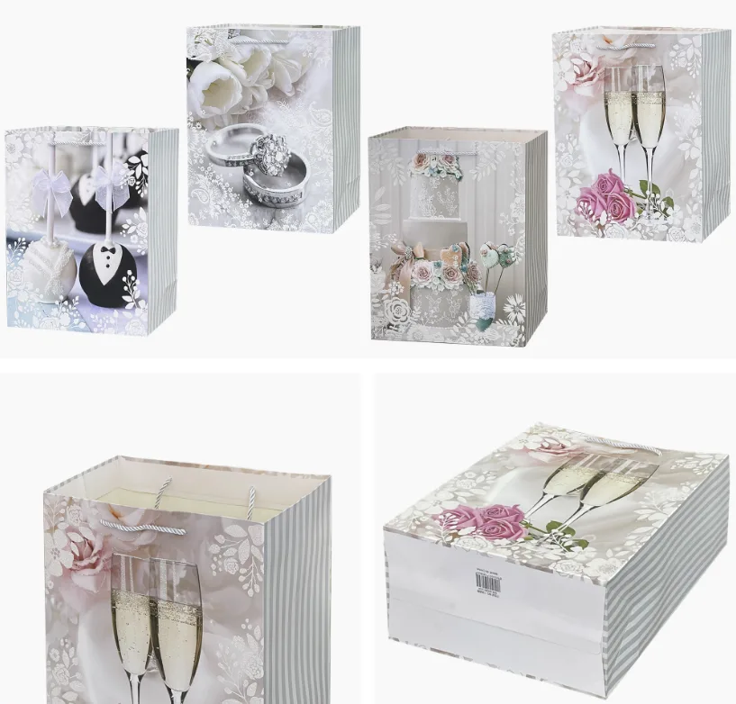 Purple Gold Foil Gift Bag - EST-3338S