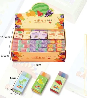 8107 Fruit Sandwich Eraser