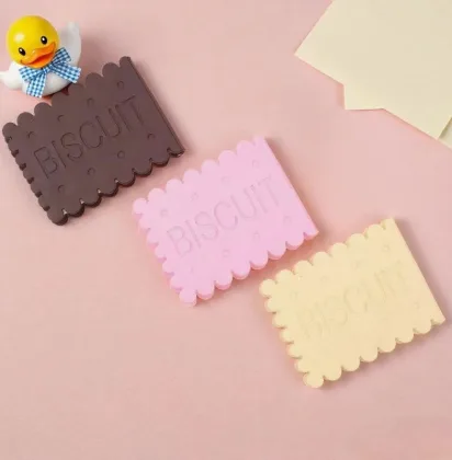 FCGY013 Square Cookie Bean Notebook - Mixed Colors