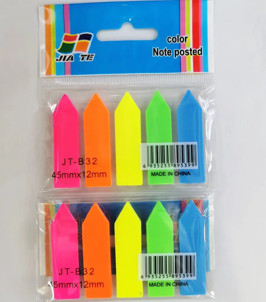 JT-B32-PET Arrow Post-it Note, 25 Sheets