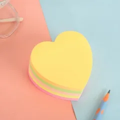 Fluorescent Special Shape 200 Sheets Post-it Notes (Colorful Stack)