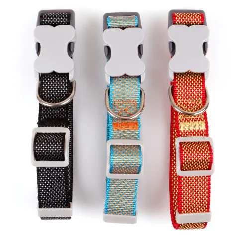 Contrast Polka Dot Collar - L