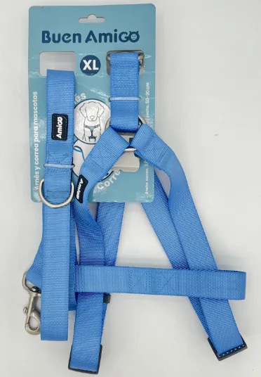Solid Color Triangle Harness Set - M