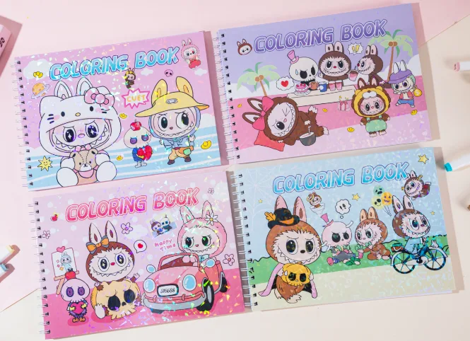 A4 Paper Cover - Coloring Book Labubu