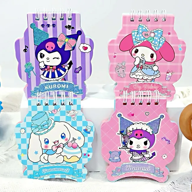 XQ-2006 Sanrio A7 Special Gold Powder Coil Book