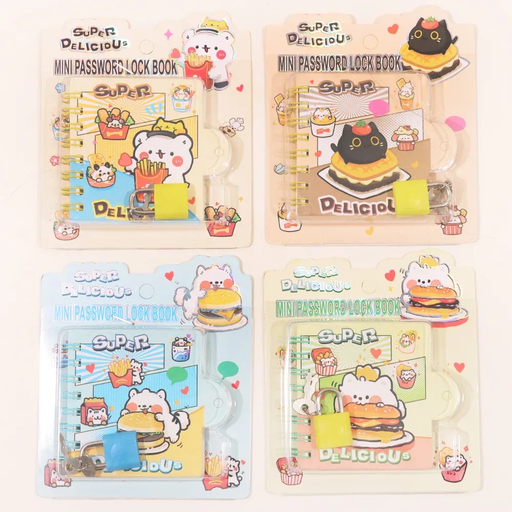 XQ-63708 Dog Mini Lockable Coil Book