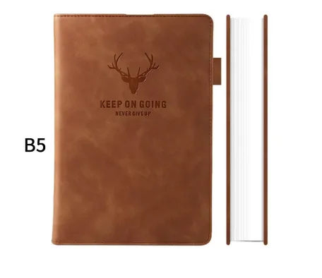 18-783 deer head 120-page notebook B5