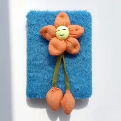 JM-8002 Sunflower Fur Book - Little A6