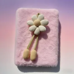 JM-8009 Flower Fur Book A5